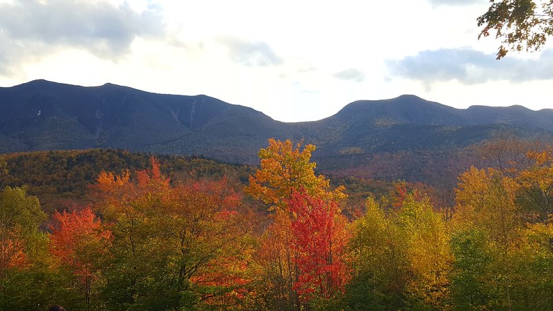 Kancamagus Scenic Byway in fall.