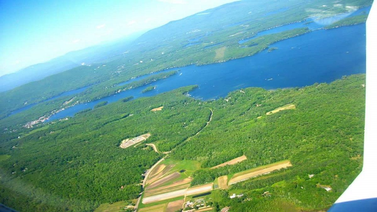 Aerial view of Laconia