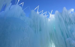 Ice Castle in daytime.